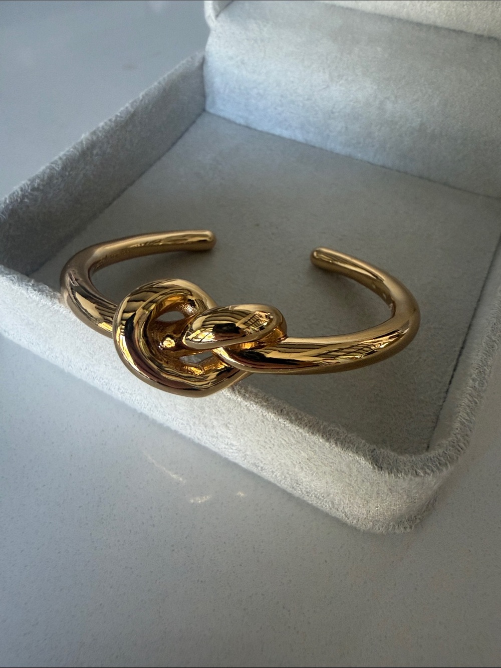 kate spade Gold Knot Open Cuff Bracelet - Picture 2 of 4